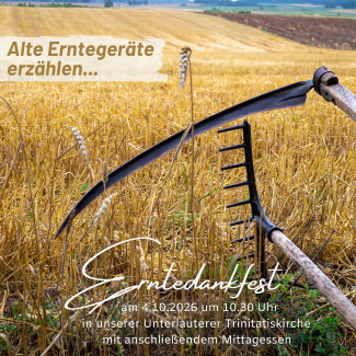 Wir feiern Erntedank!