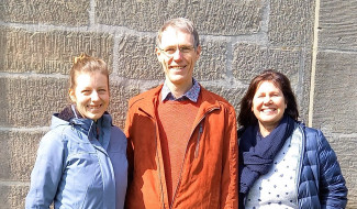 Pfr.in Friederike Hoffmann, Pfr. Ronald Henke, Sekretärin Sibylle Sonnenberg