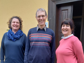 Pfarrerin Mirjam Wunderer, Pfarrer Ronald Henke und Tanja Appenrodt
