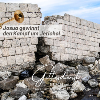 Einladung zu unserem Gottesdienst!