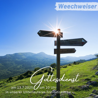 Weechweiser - Gottesdienst mit den zehn Geboten